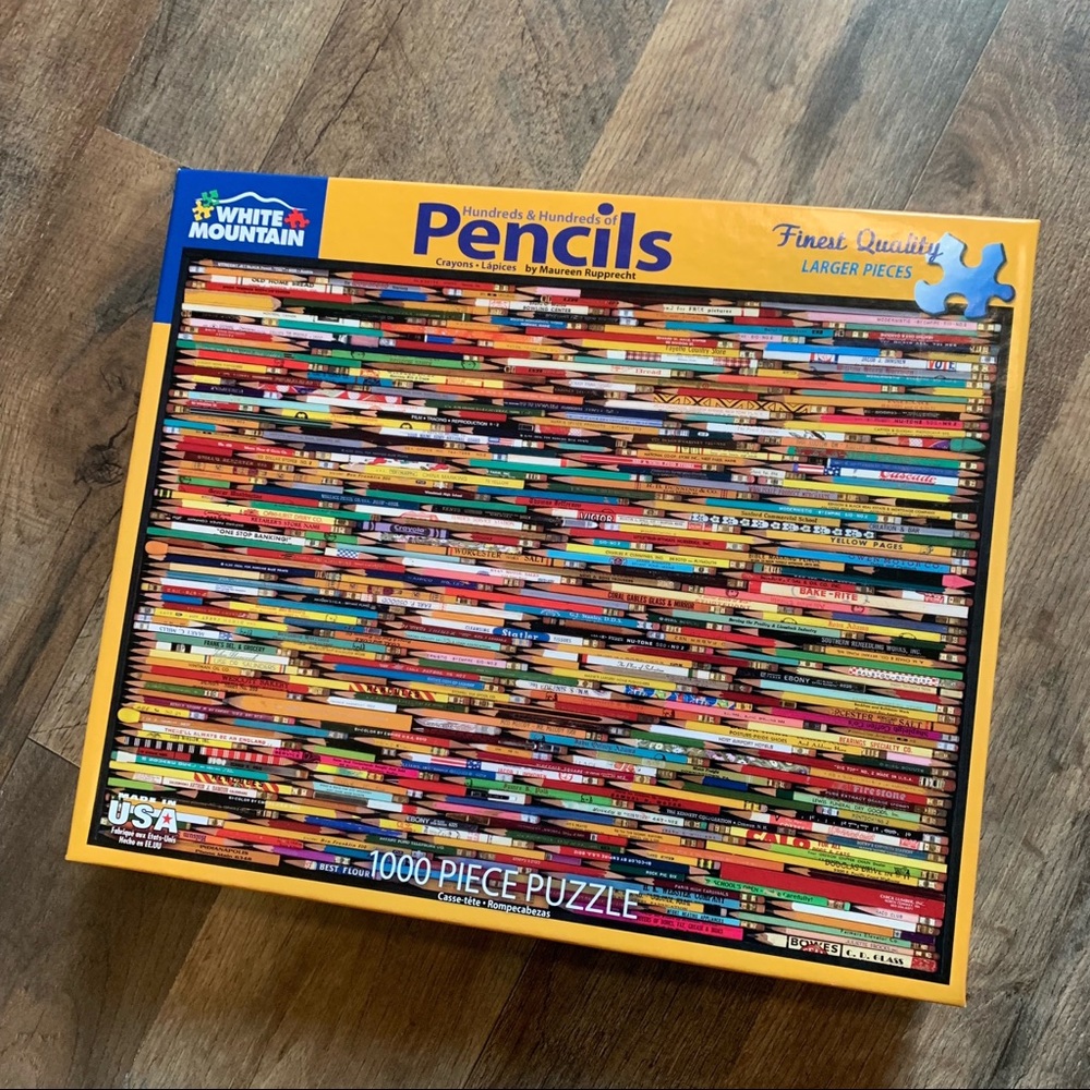 White Mountain Pencils 1,000 Piece Puzzle
